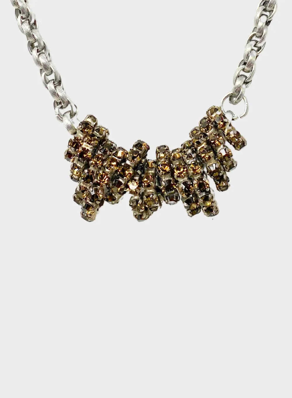ARIS GELDIS | Movable Crystal Ring Necklace