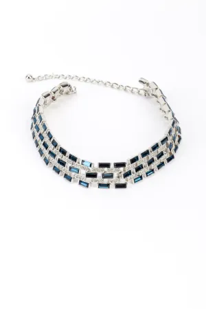 Art Deco Montana Crystal Choker