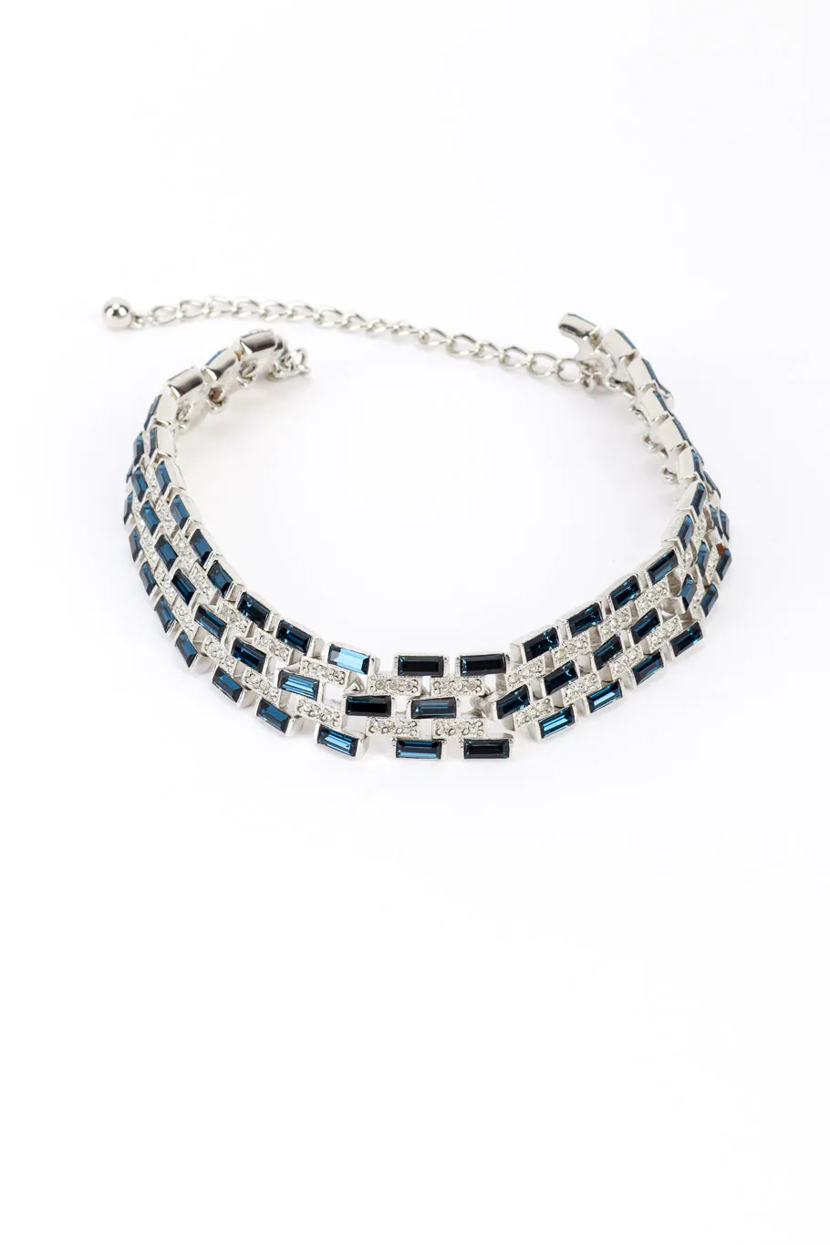Art Deco Montana Crystal Choker