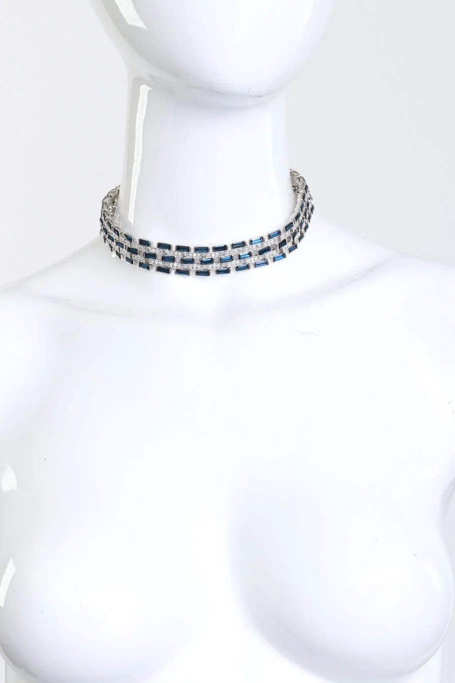 Art Deco Montana Crystal Choker