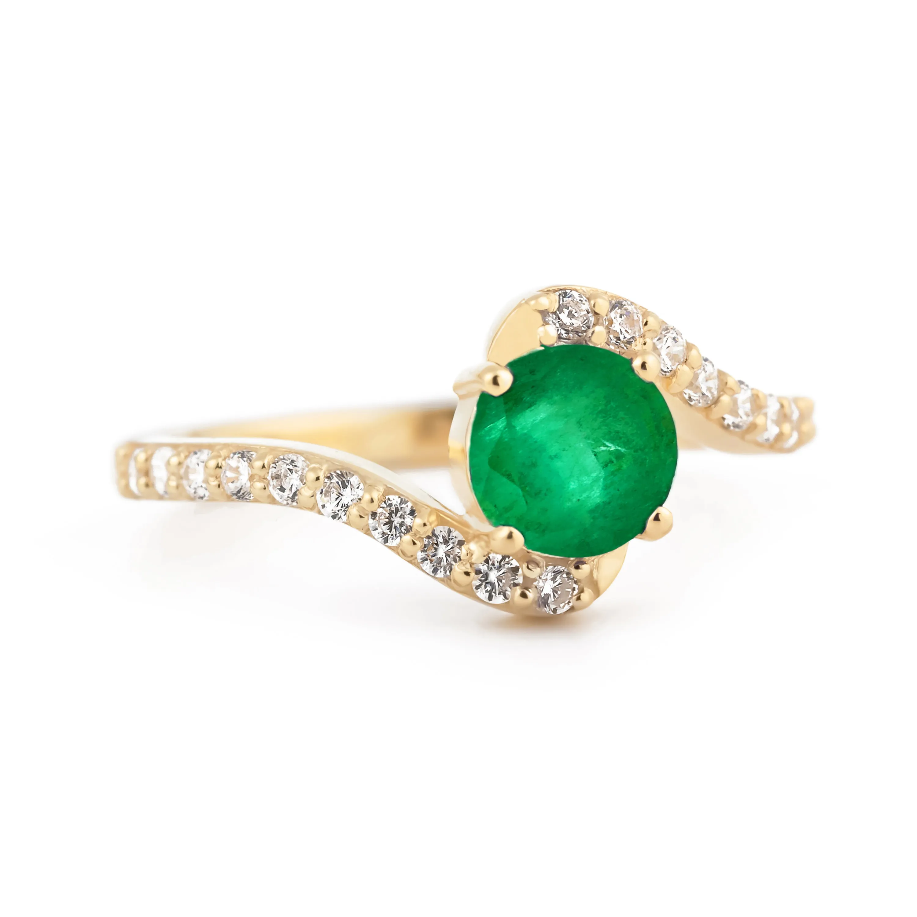 Aura Emerald Ring