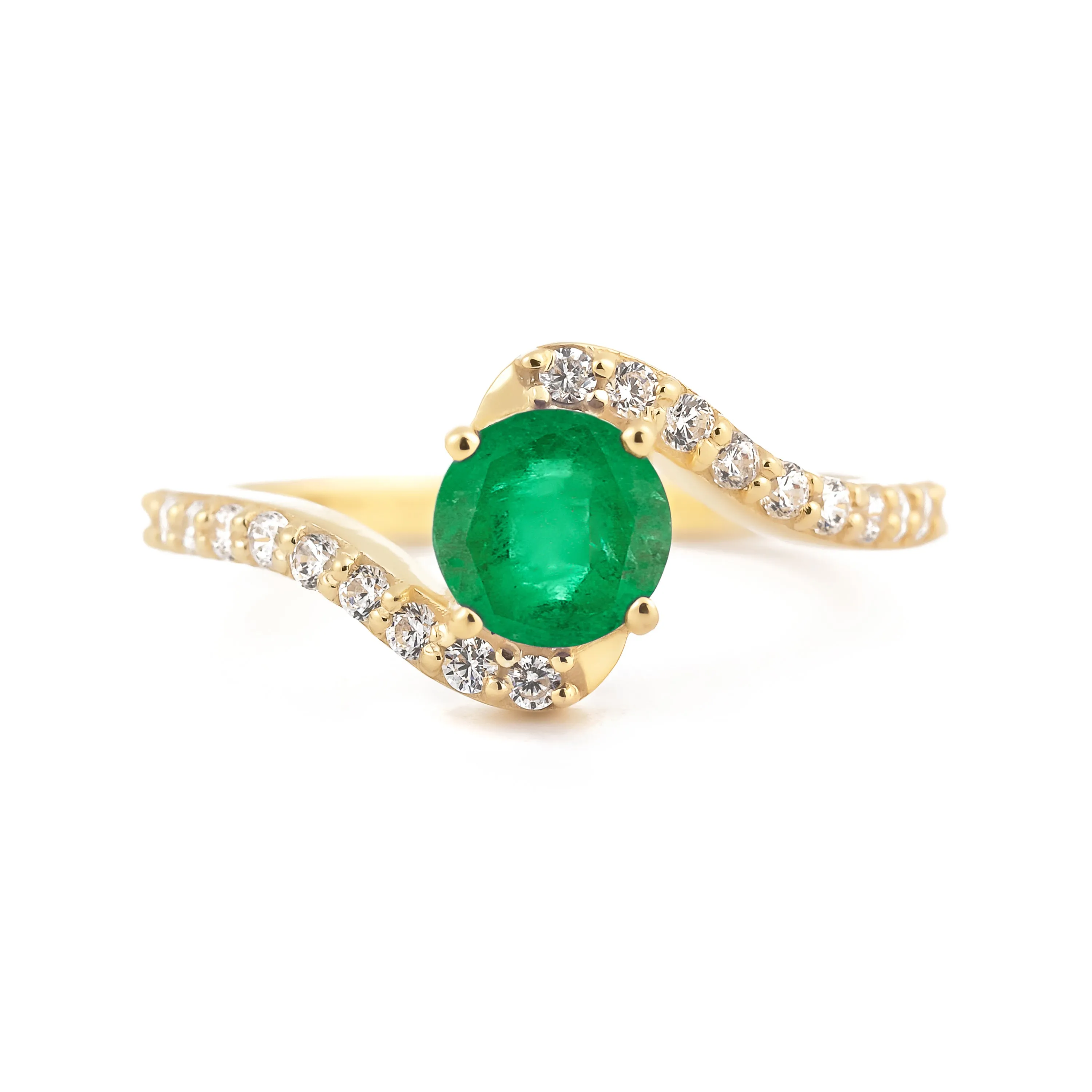 Aura Emerald Ring