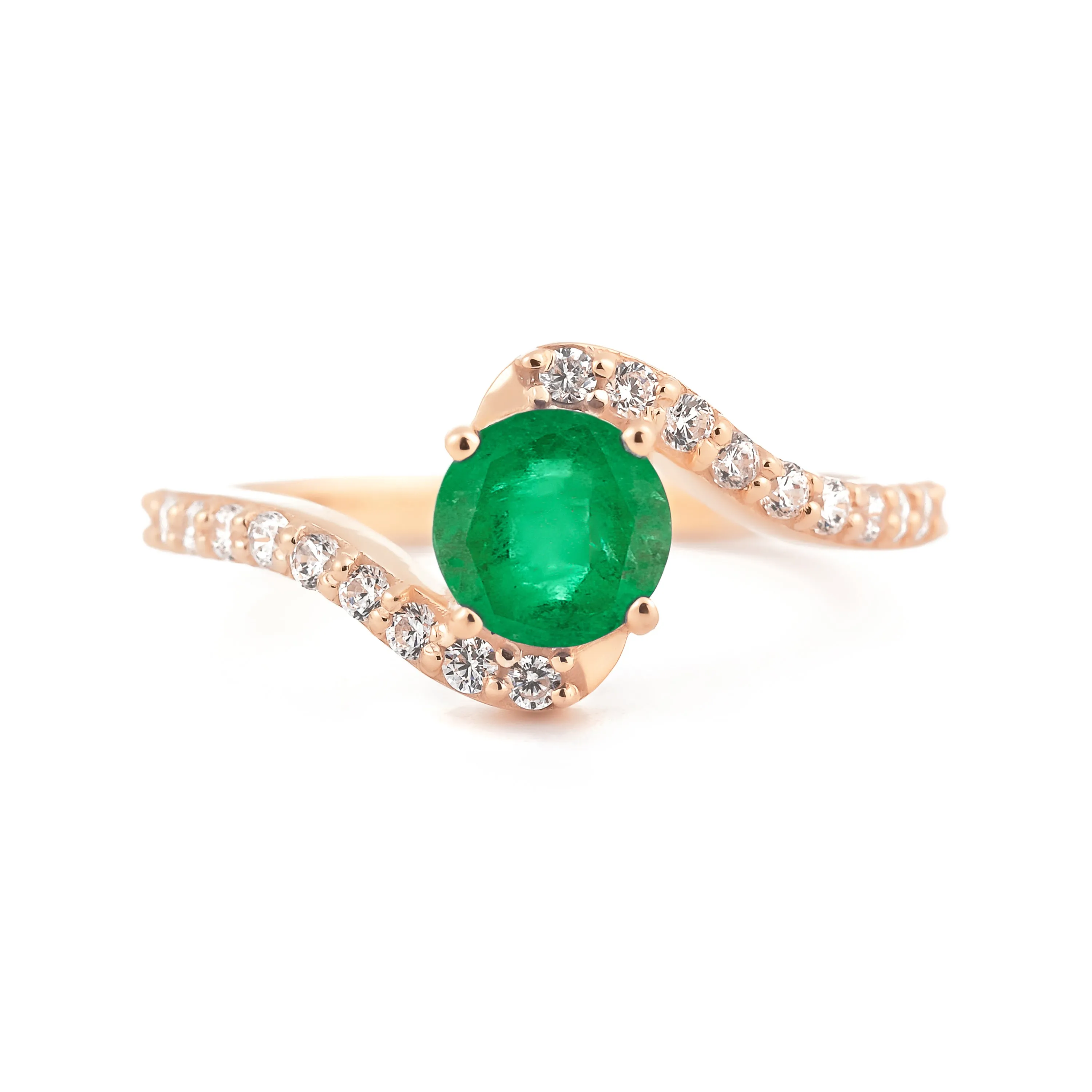 Aura Emerald Ring