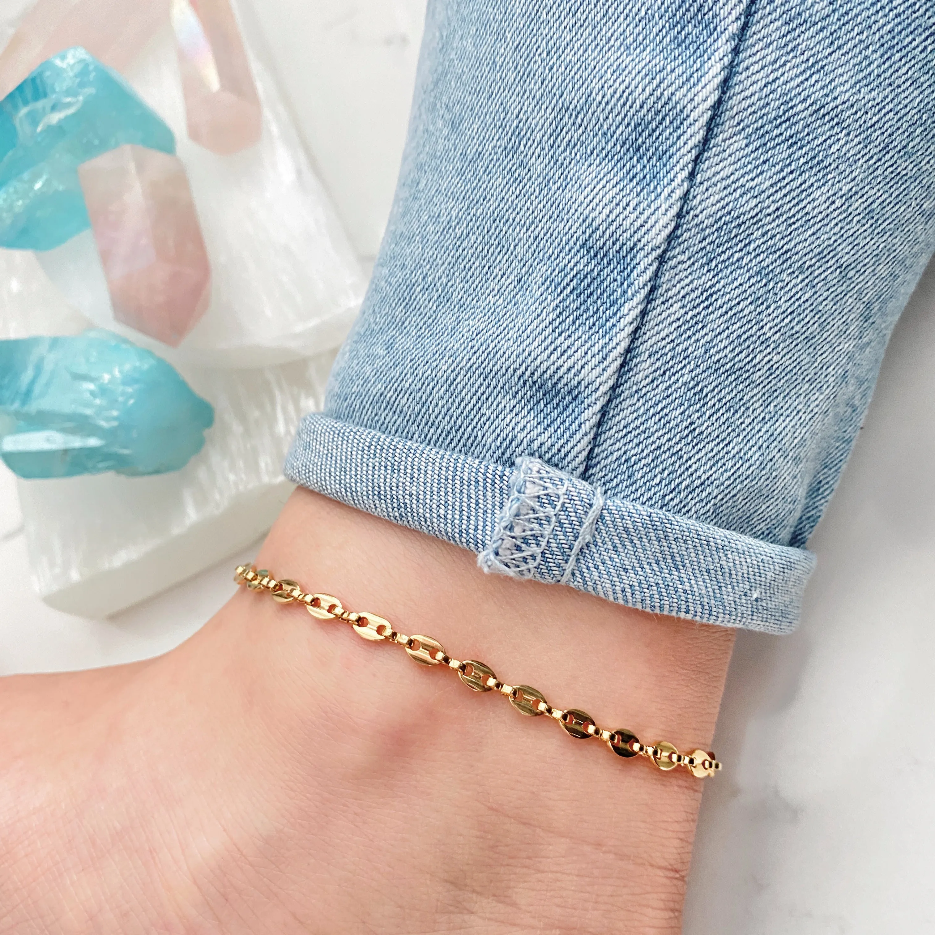 Ava Gold Chain Anklet