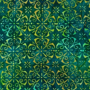 Azulejos Batiks Leaf