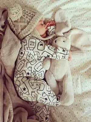 Baby Milk Bottle Romper