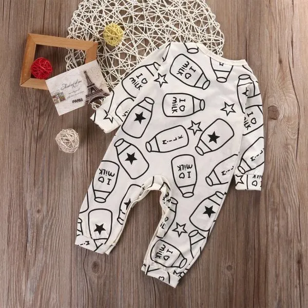 Baby Milk Bottle Romper