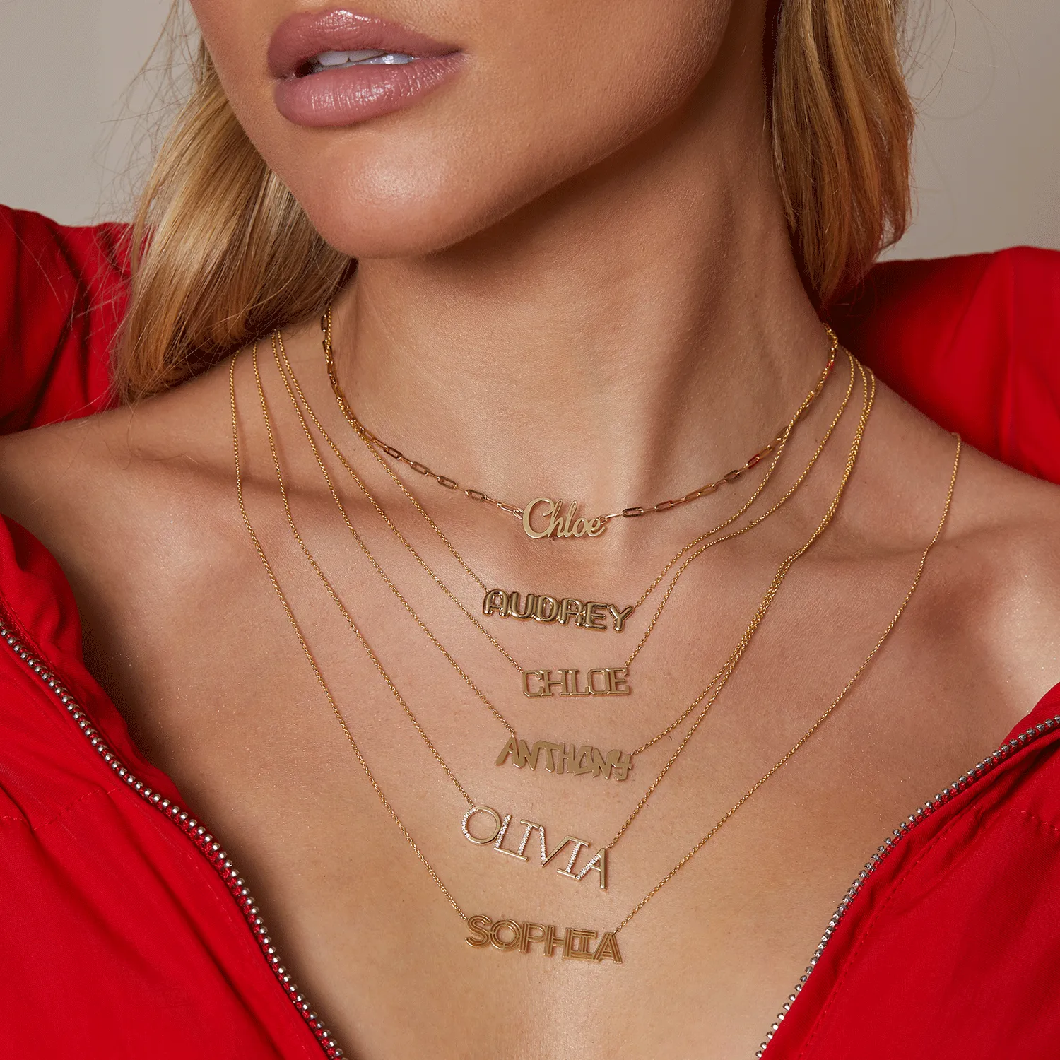 Balloon Name Necklace