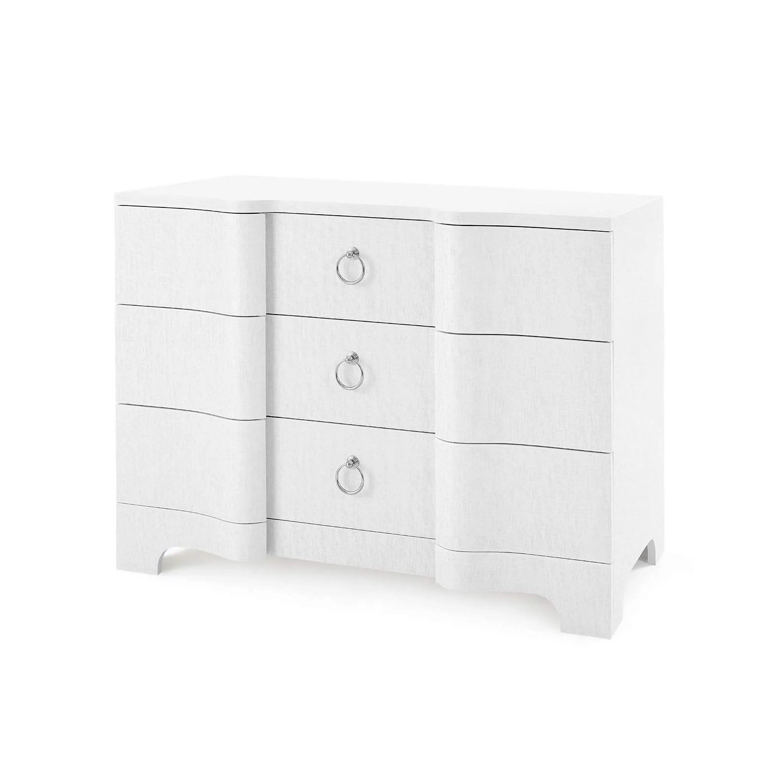 Bardot Large 3-Drawer / Chiffon White