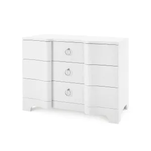 Bardot Large 3-Drawer / Chiffon White