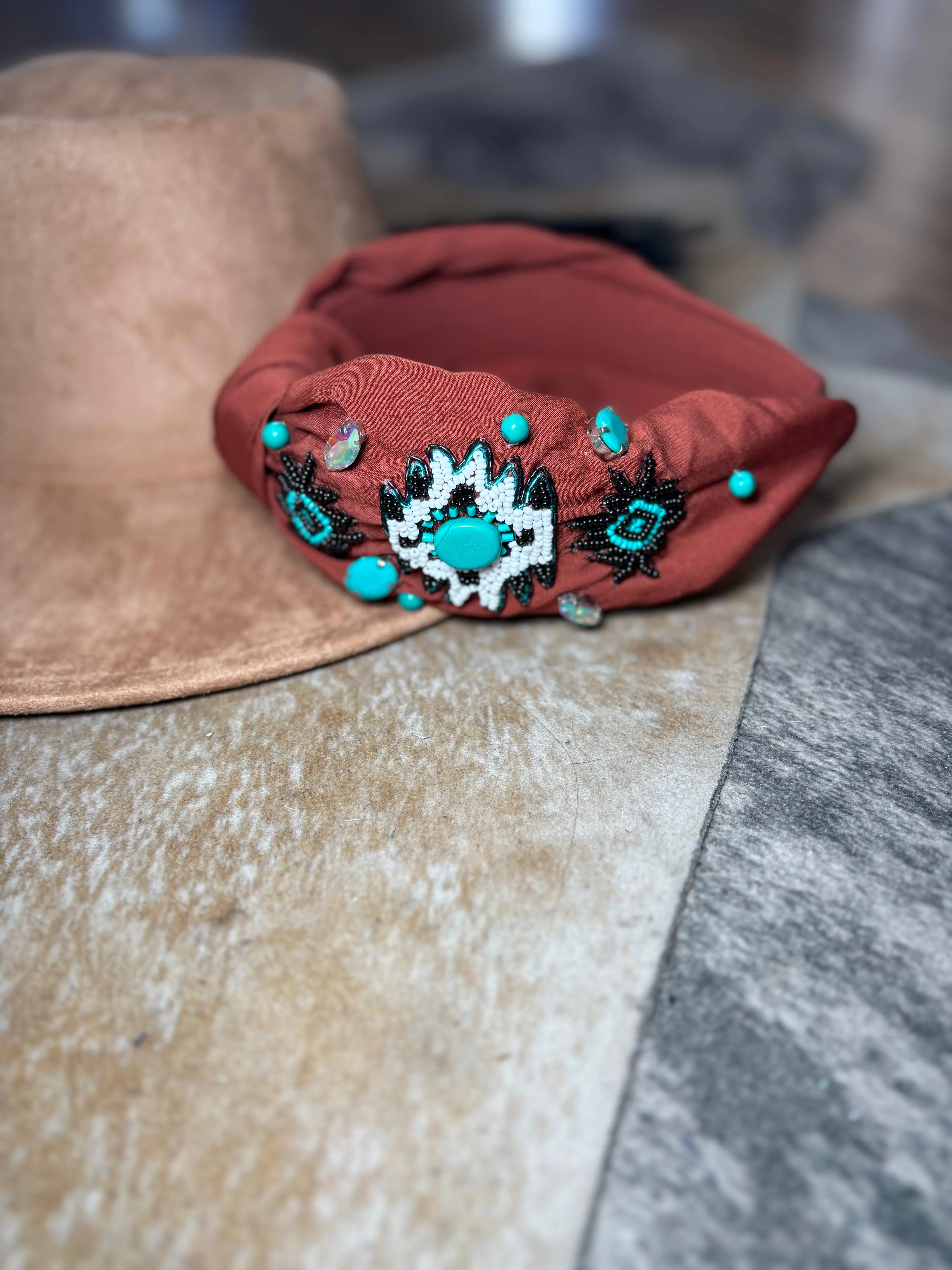 Beaded Western Aztec Headbands