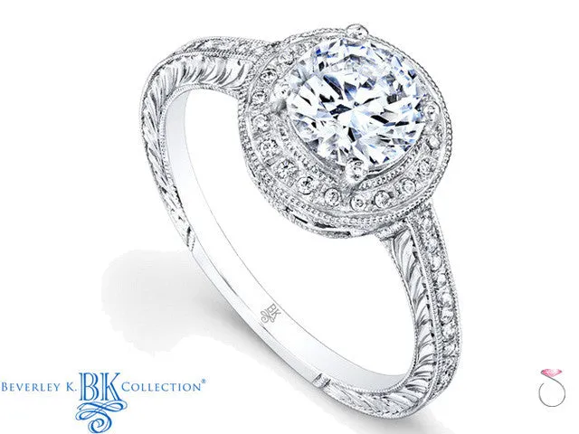 Beverley K Vintage Inspired Engagement Ring 0.15ct in 18K