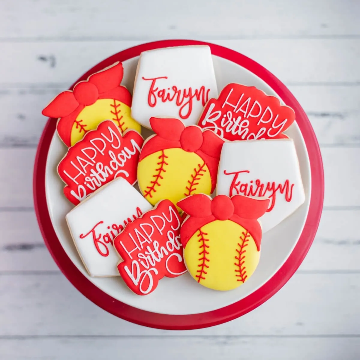 Birthday Cookies | Softball Sensation