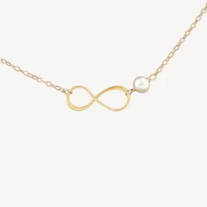 Birthstone Infinity Pendant Necklace