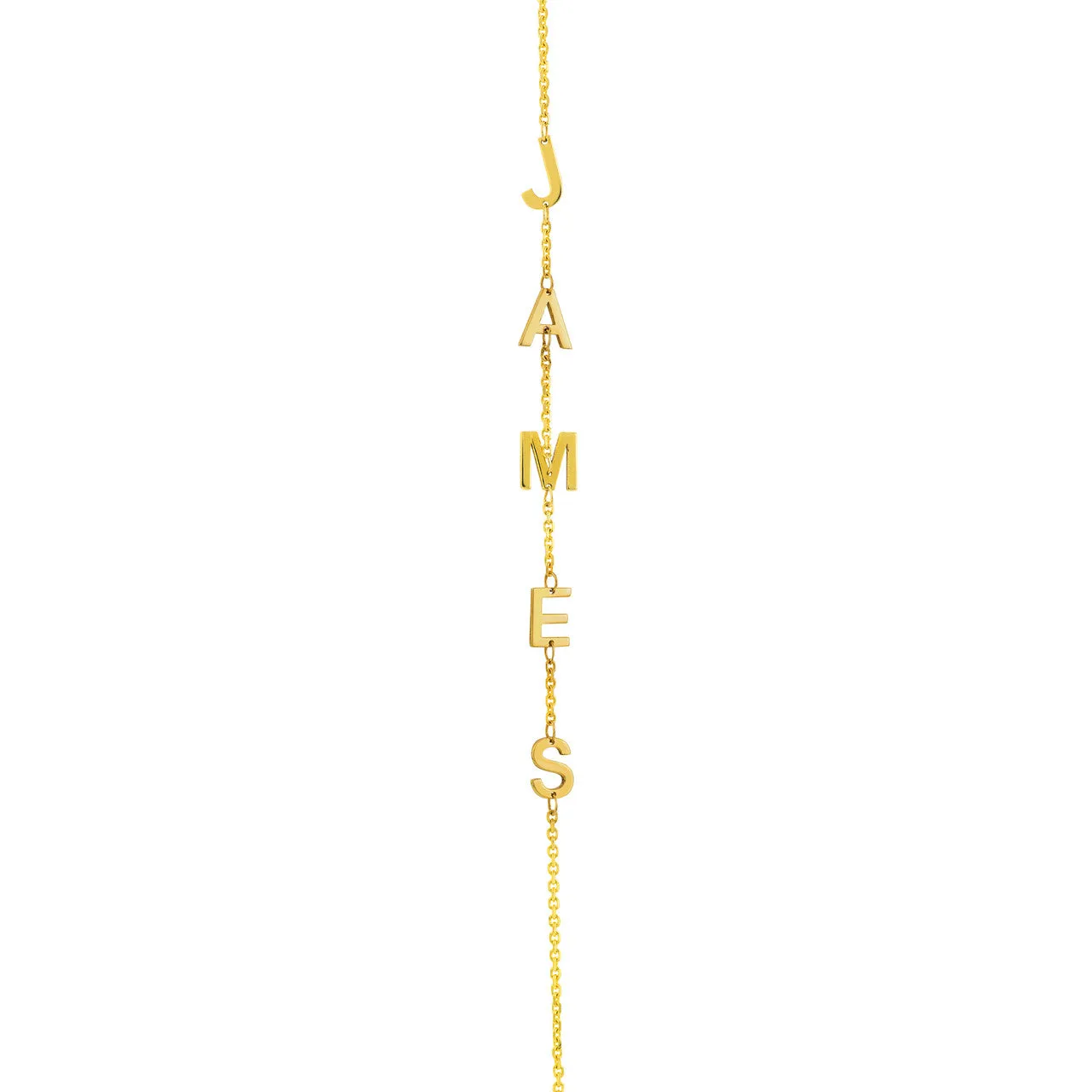Block Letter Name Bracelet