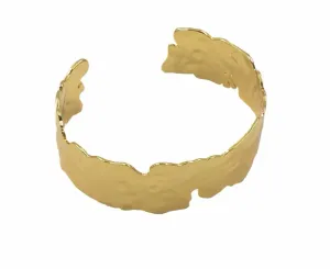 Boho & Mala Brass Cuff Bracelet