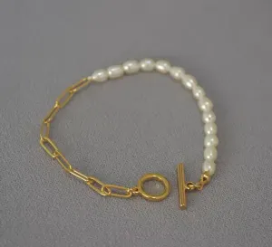 Boho & Mala Freshwater Pearl Bracelet