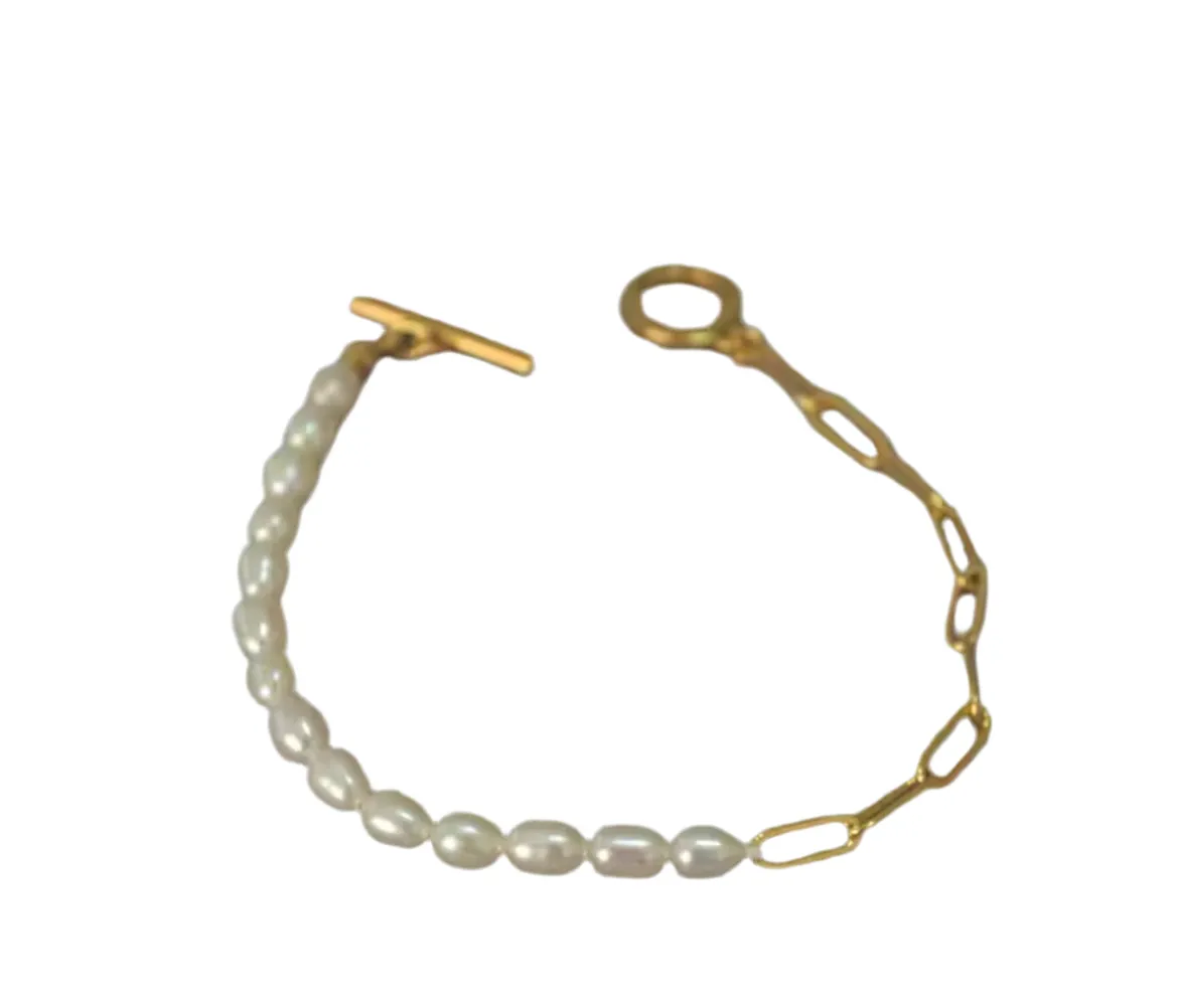 Boho & Mala Freshwater Pearl Bracelet