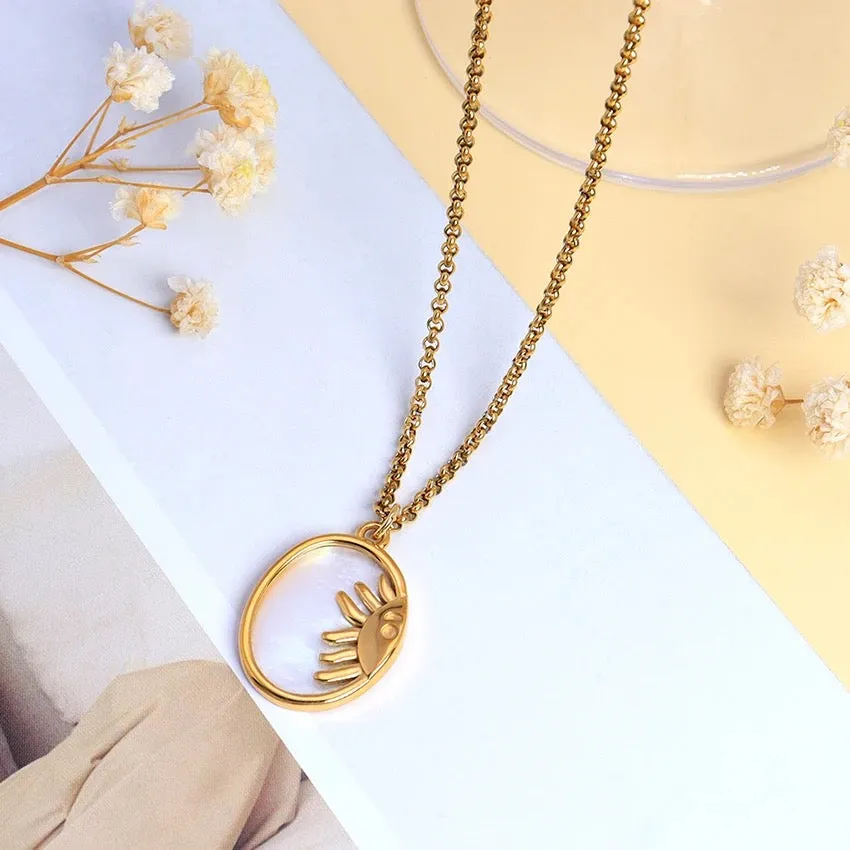 Boho & Mala Stainless Steel/ Gold Plated Necklace