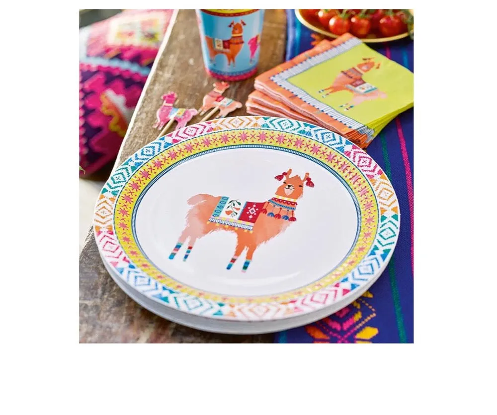 Boho Fiesta Llama Cups