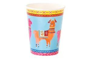 Boho Fiesta Llama Cups
