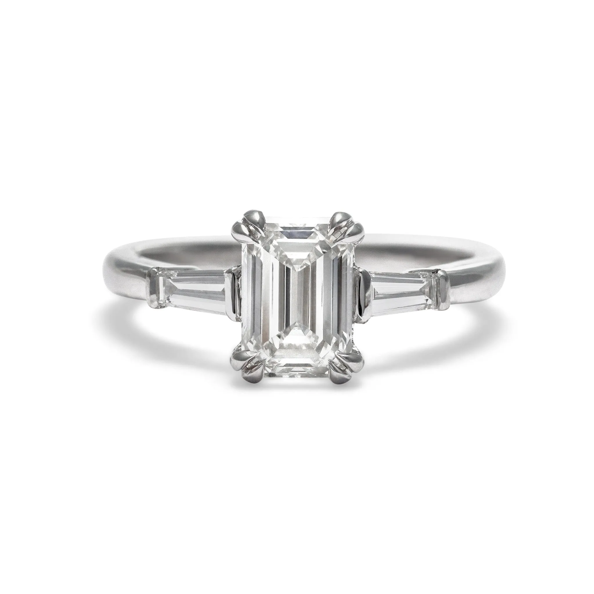 Brooklyn Emerald Cut Diamond Engagement Ring