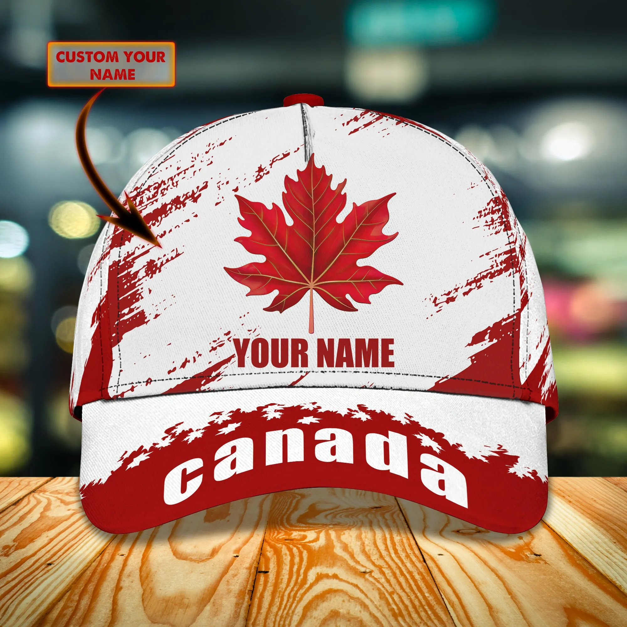 Canada - Personalized Name Cap