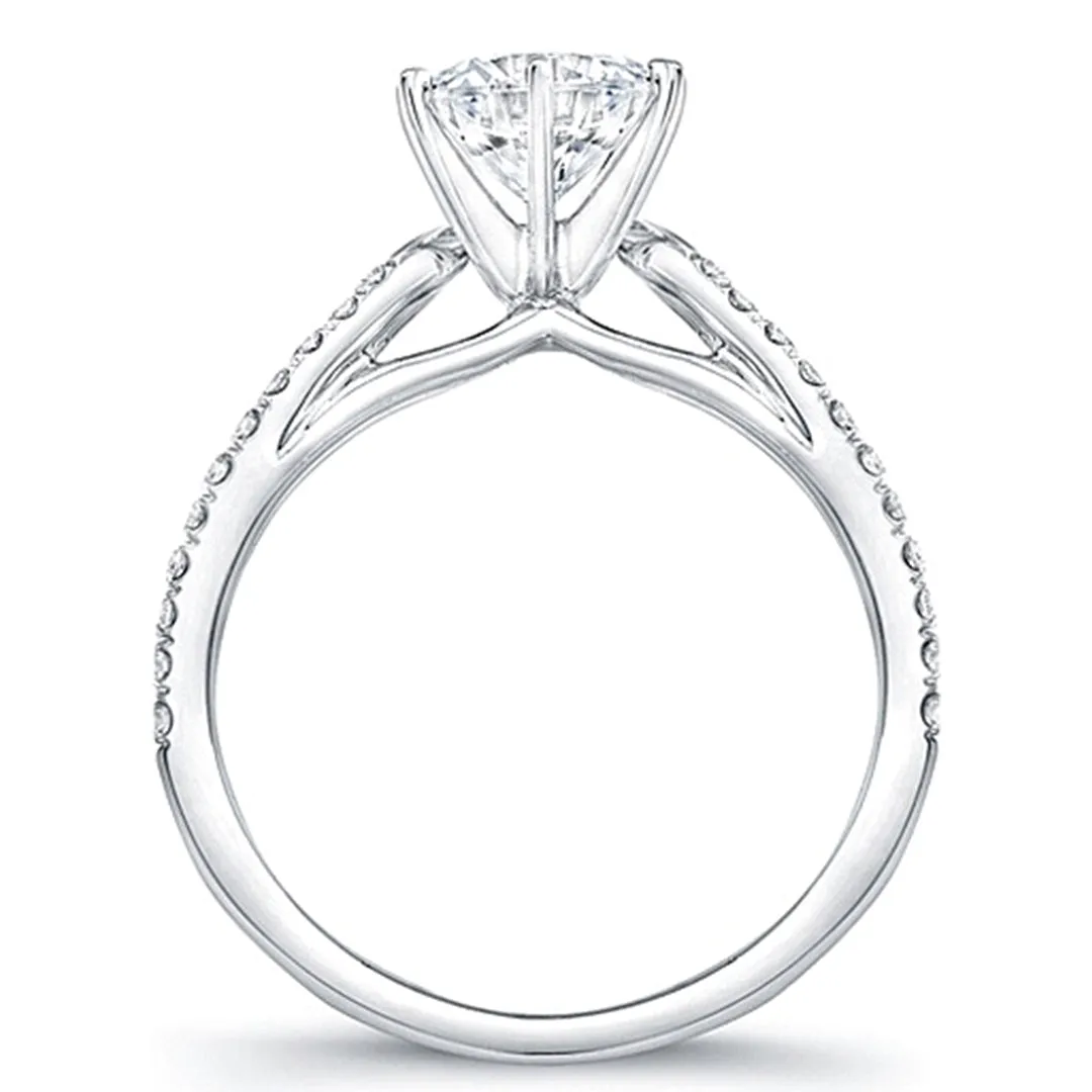 Coast Diamond Split Shank Diamond Engagement Ring