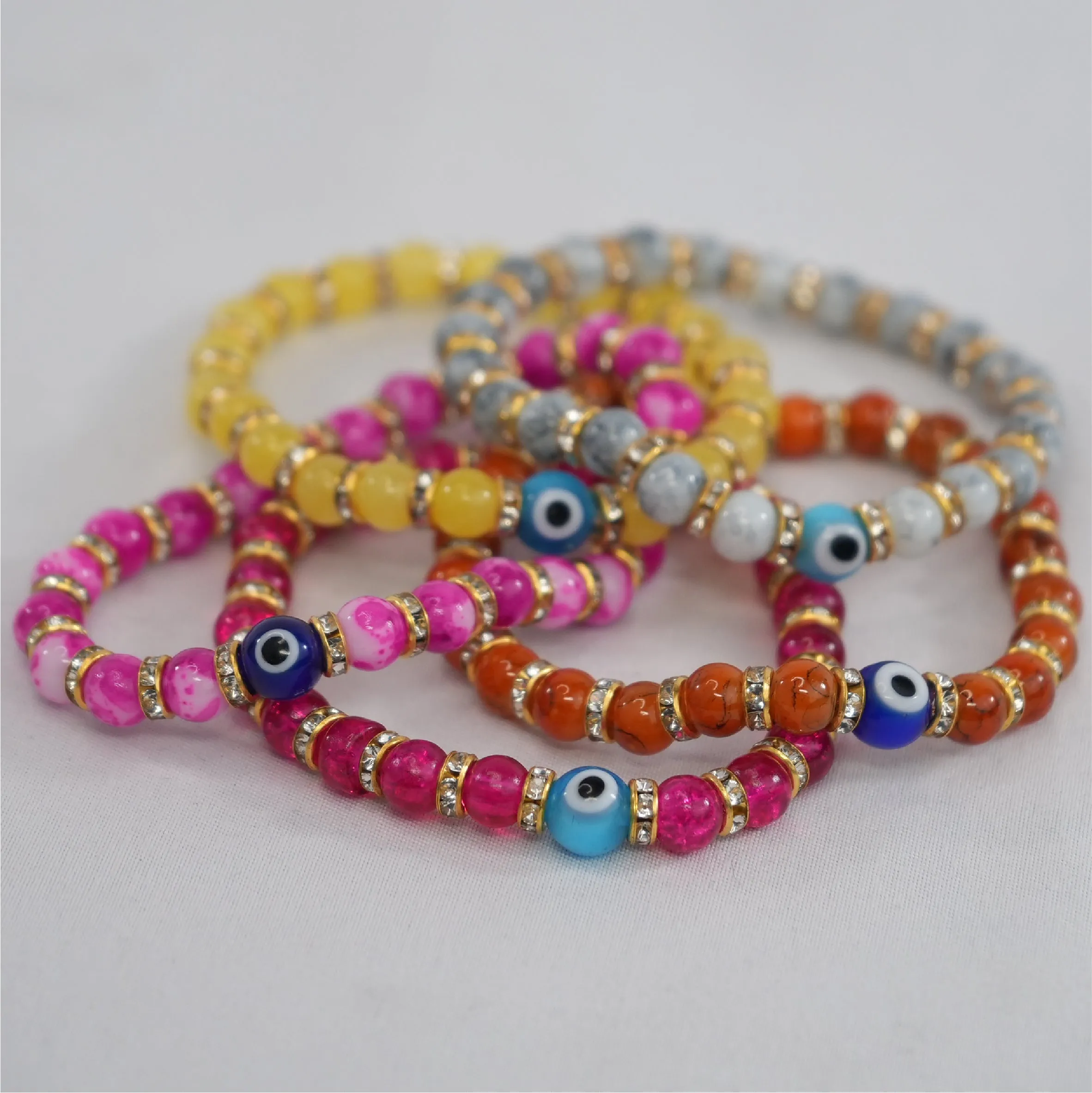 Coastal Charm Evil Eye Bracelet: Stylish Protection