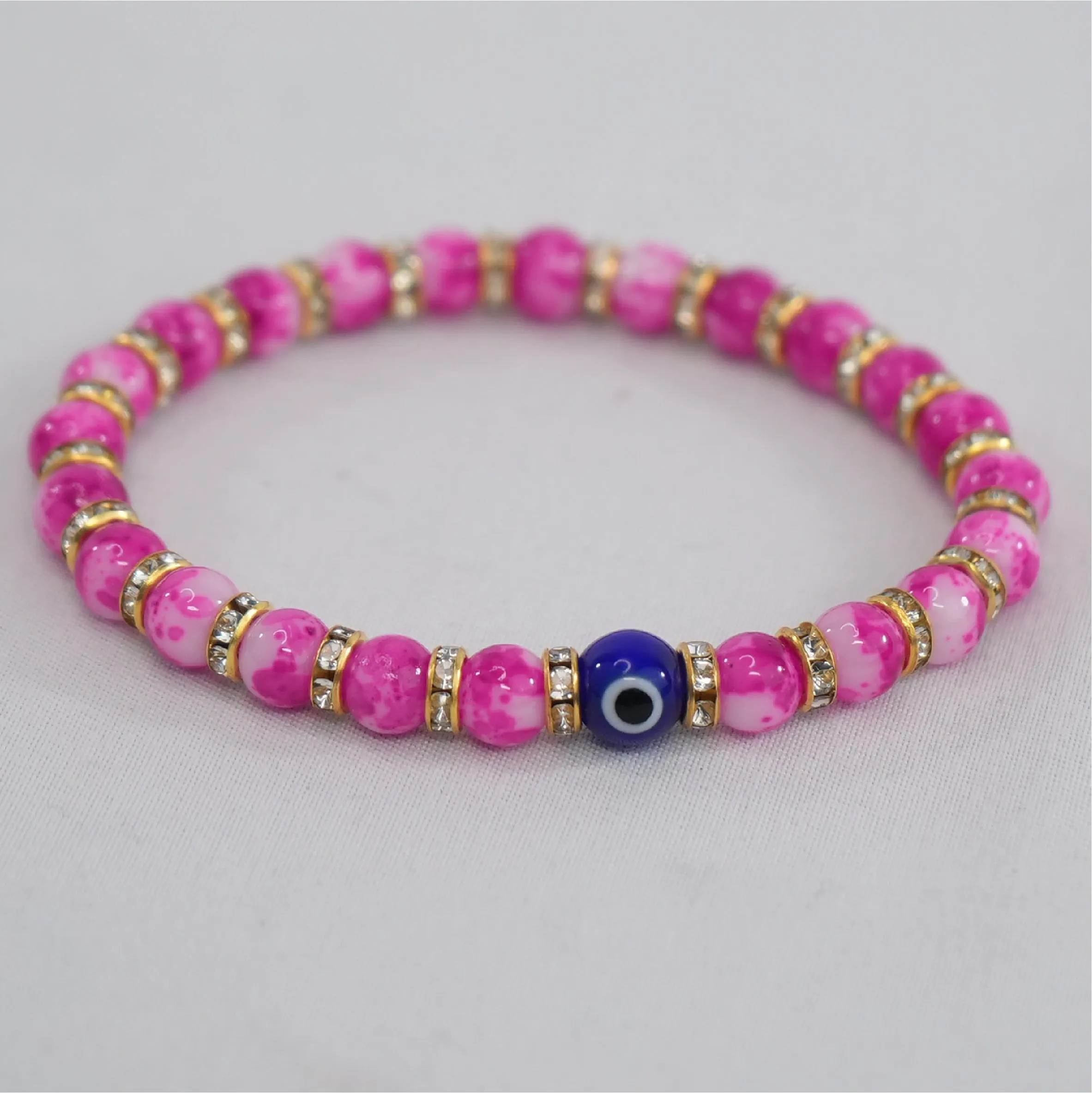Coastal Charm Evil Eye Bracelet: Stylish Protection