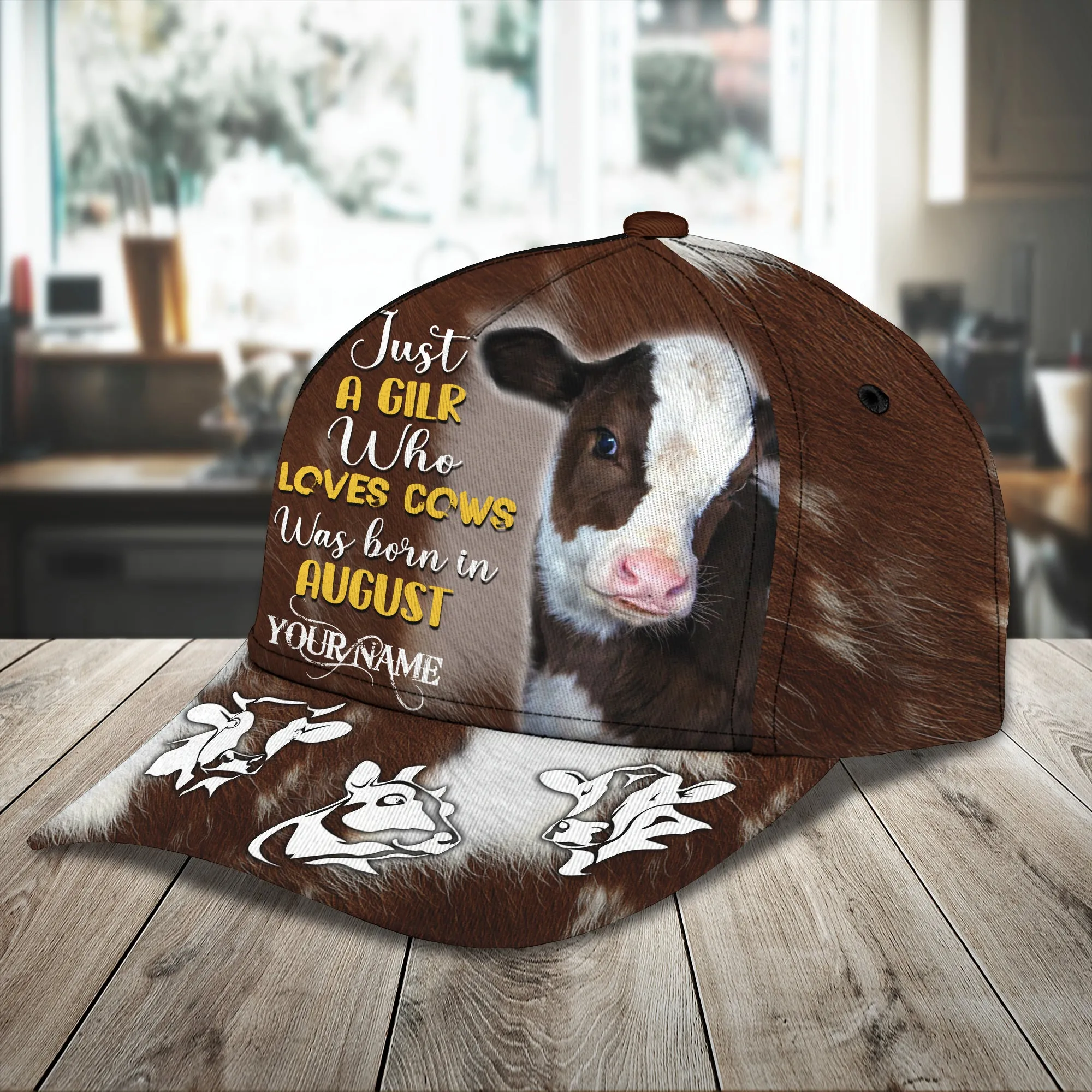 CowGirl - Personalized Name Cap
