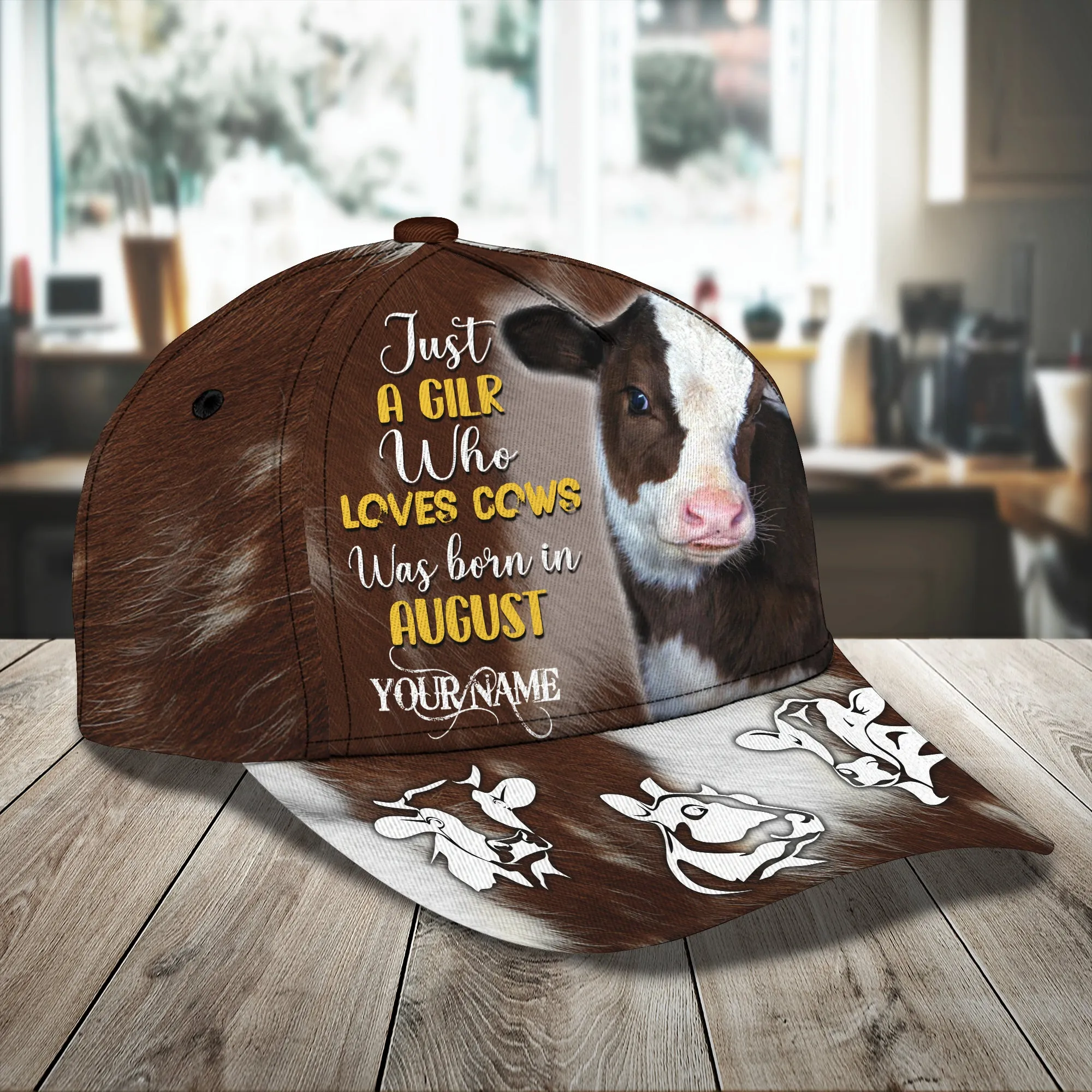 CowGirl - Personalized Name Cap
