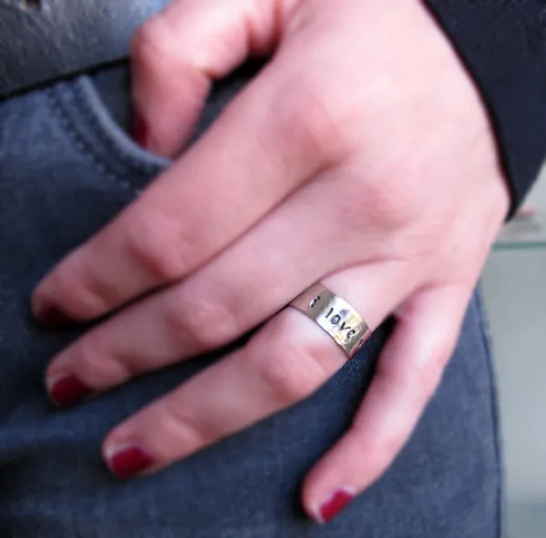 Custom Band - Personalized Name Ring