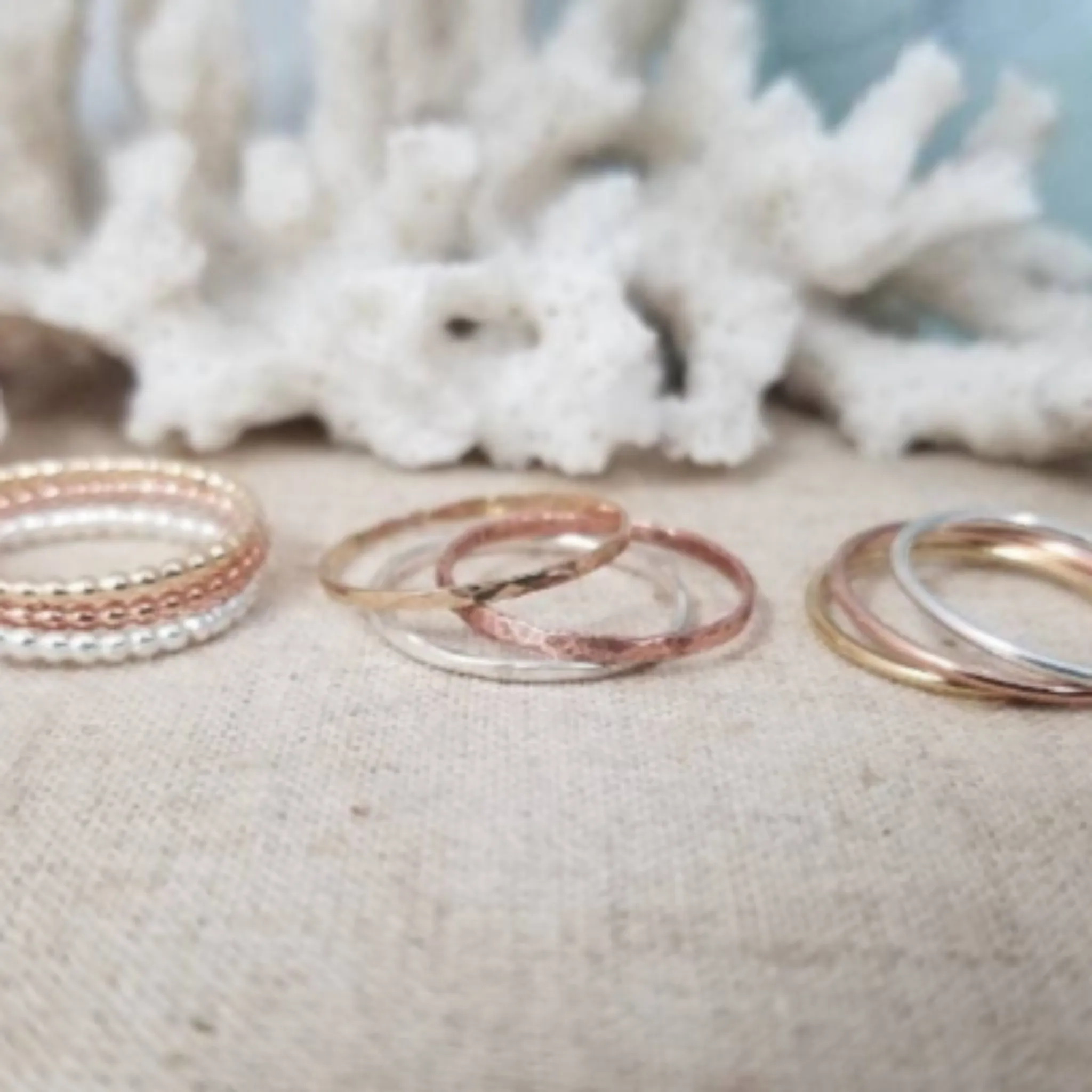 Custom Design Stamp Disc Ring - Sterling, Gold, or Rose Gold