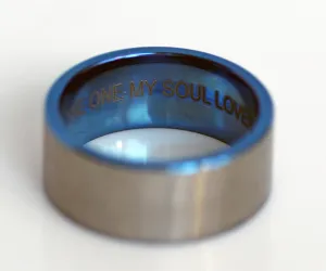 Custom Ring Engraved Message