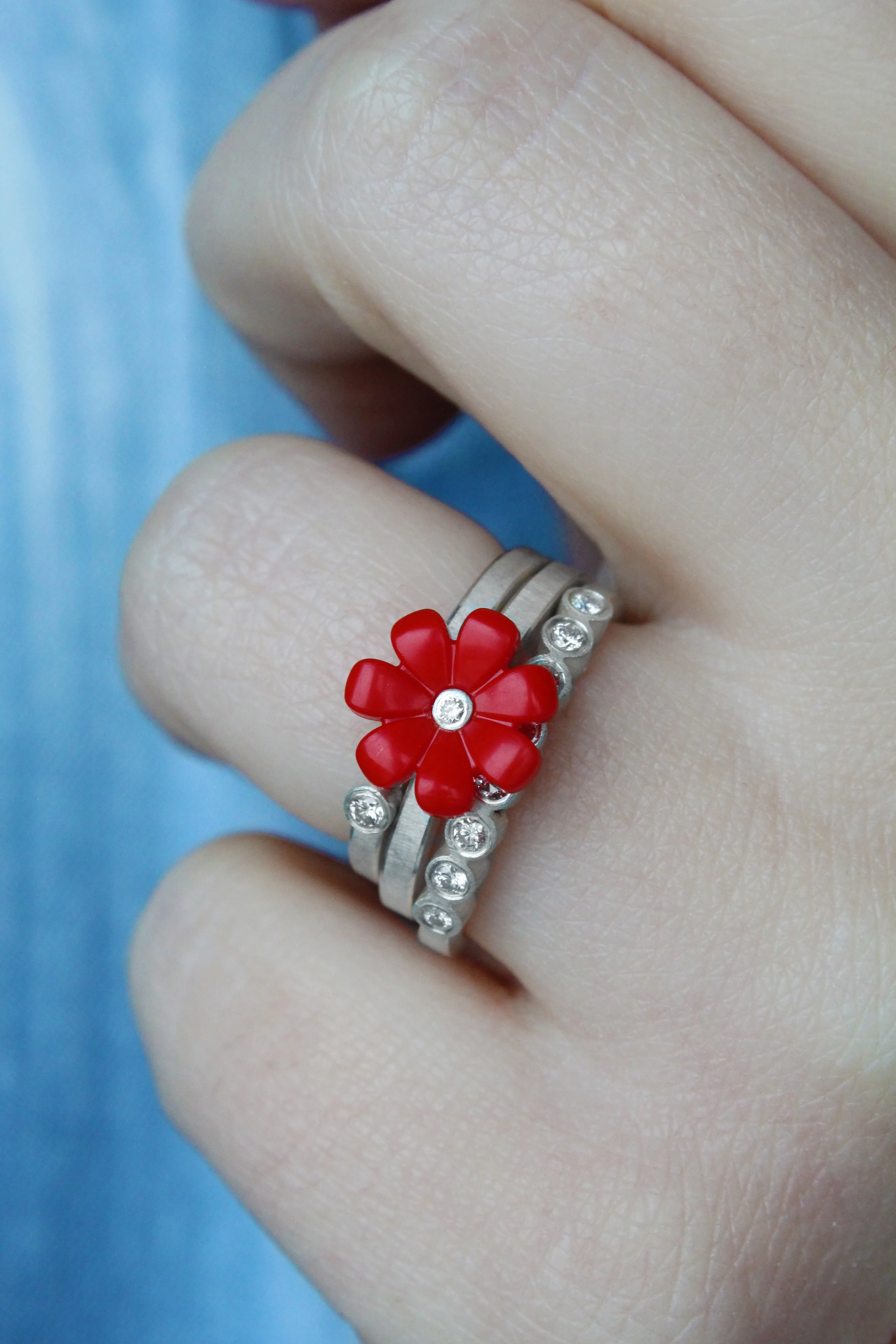 Daisy Diamond Ring
