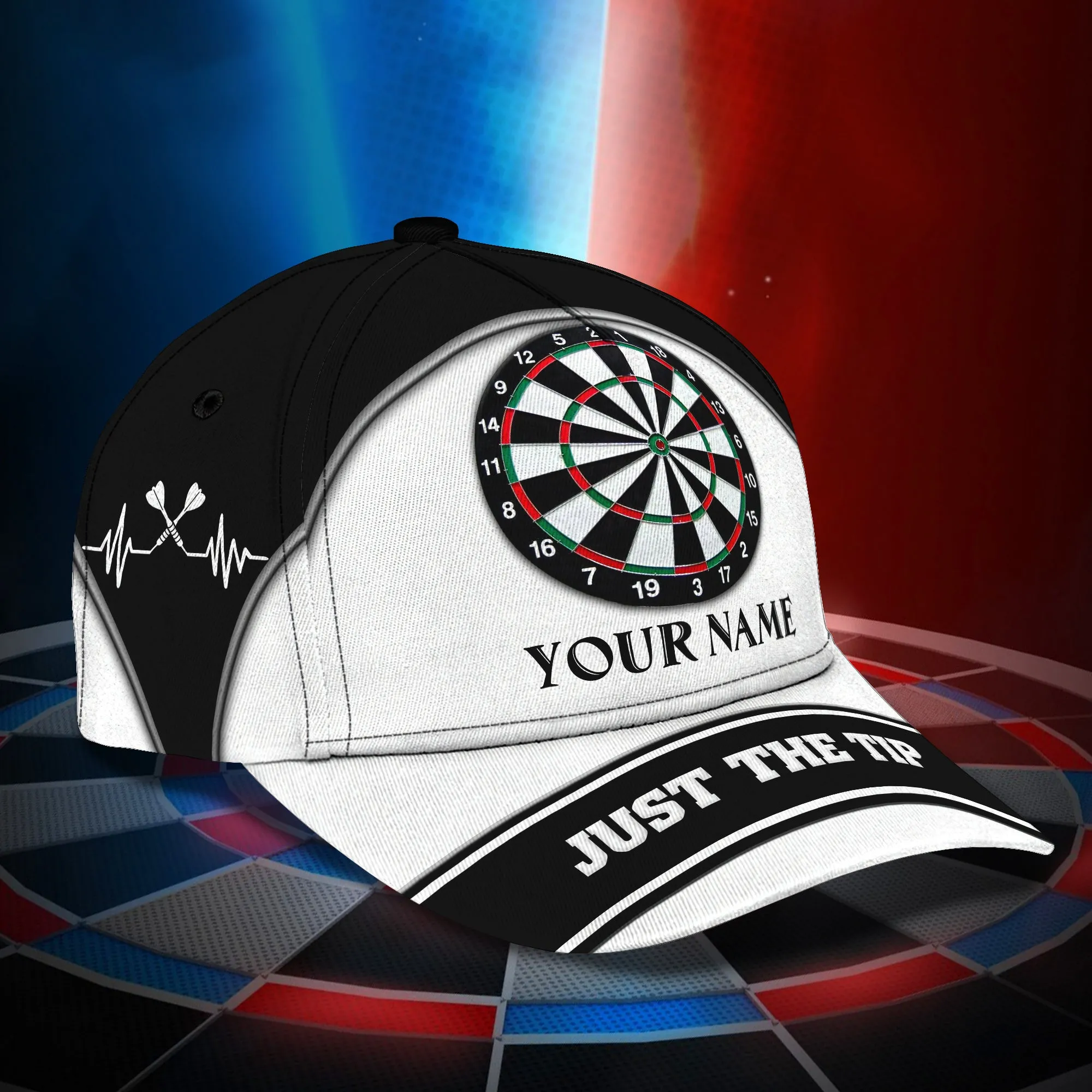 Darts - Personalized Name Cap