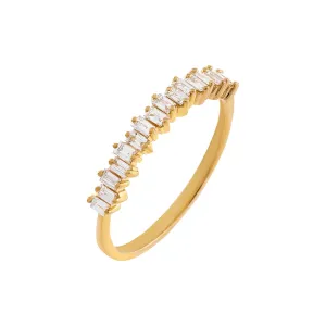 Diamond Baguette Band 14K