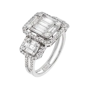 Diamond Illusion Ring 14K