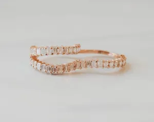 Diamond Knuckles Double Ring