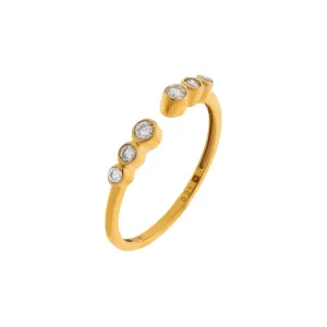 Diamond Multi Bezel Ring 14K