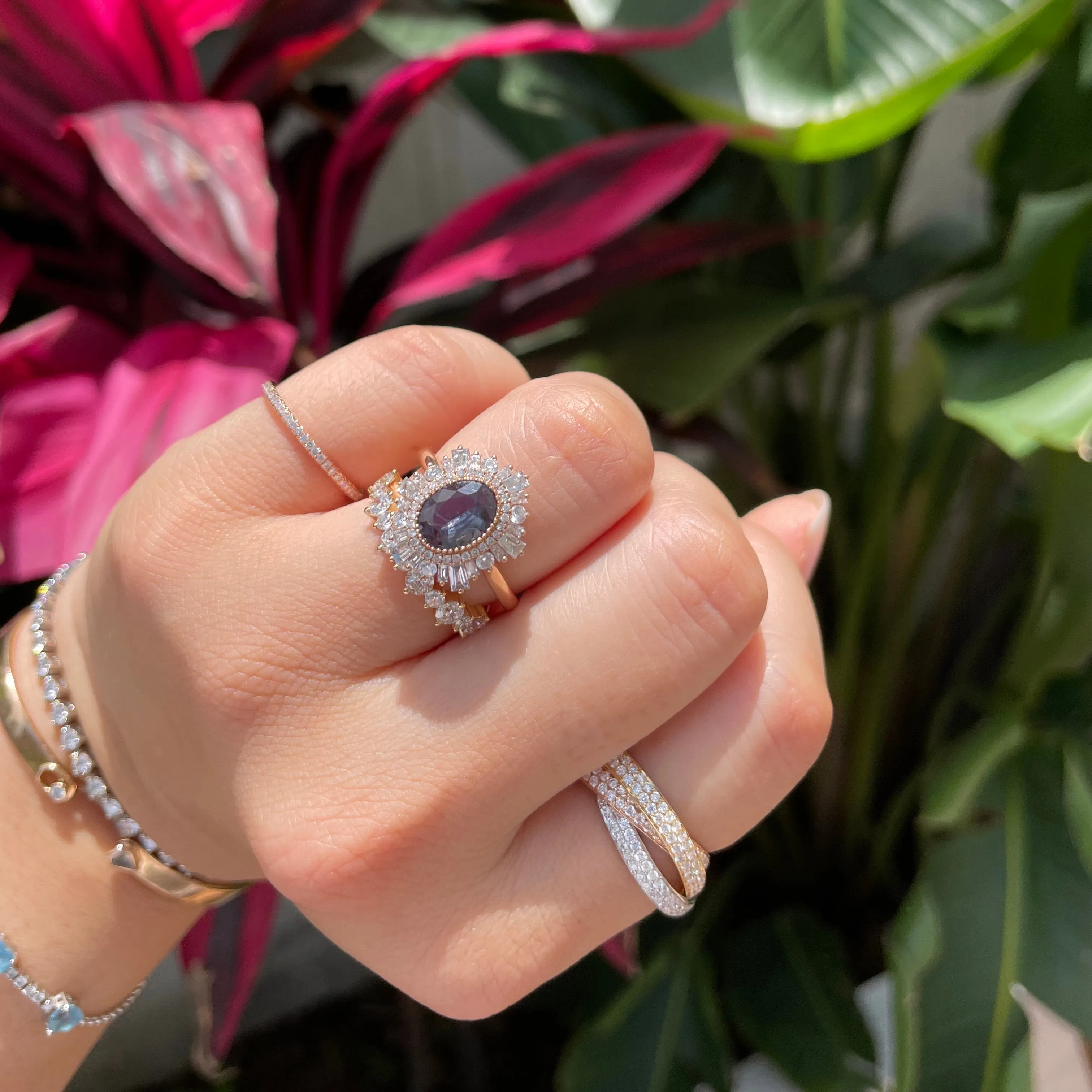 Diamond Trio Ring