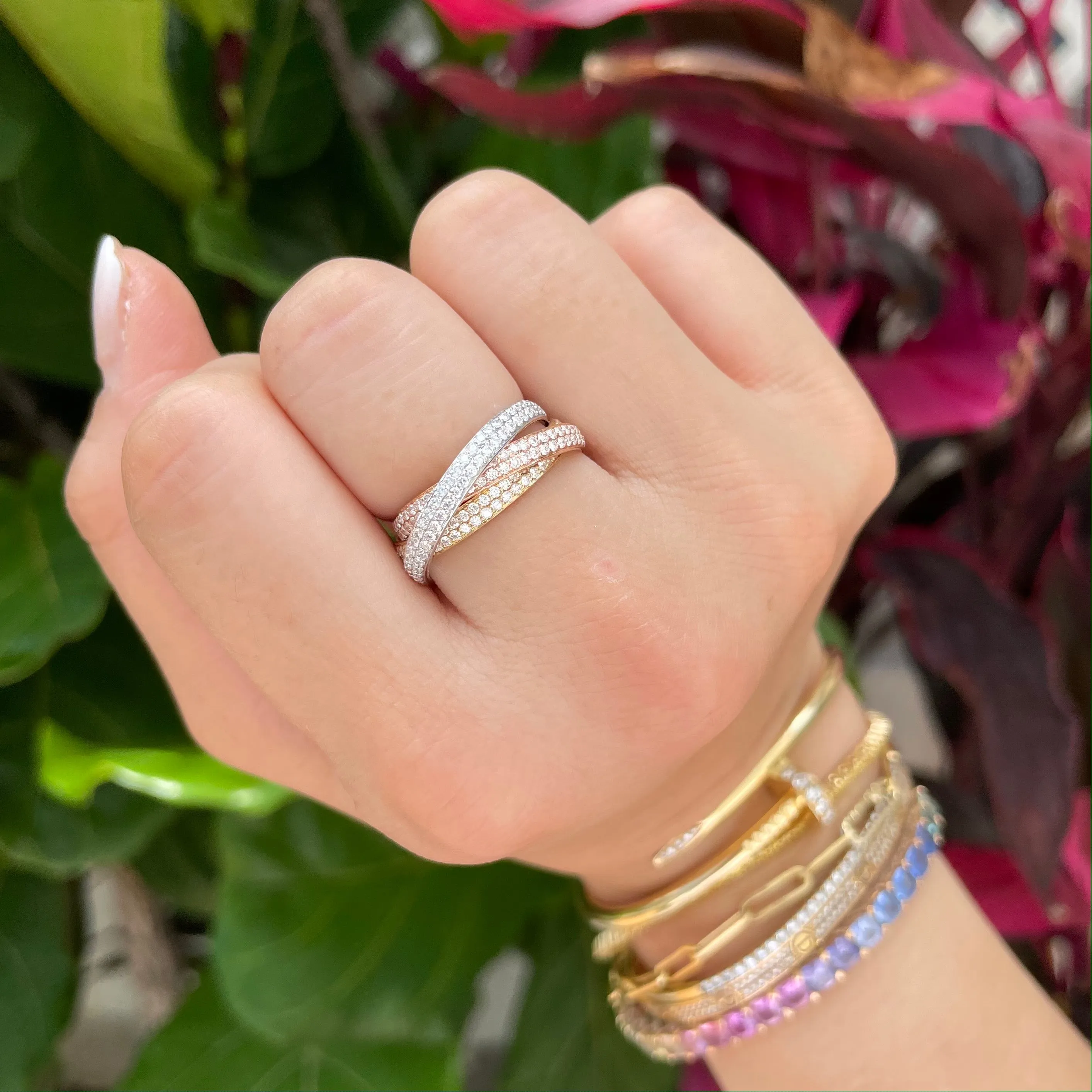 Diamond Trio Ring