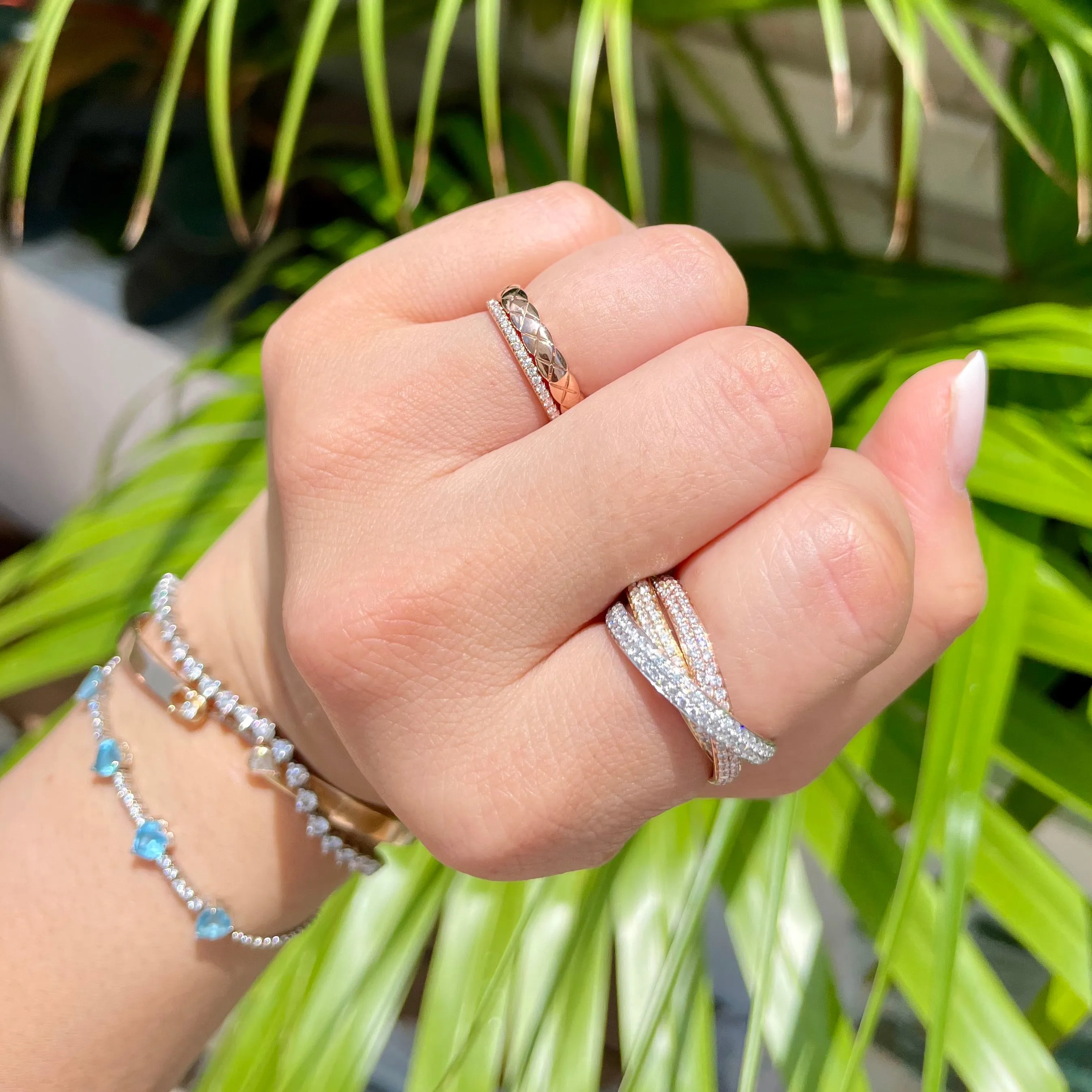 Diamond Trio Ring