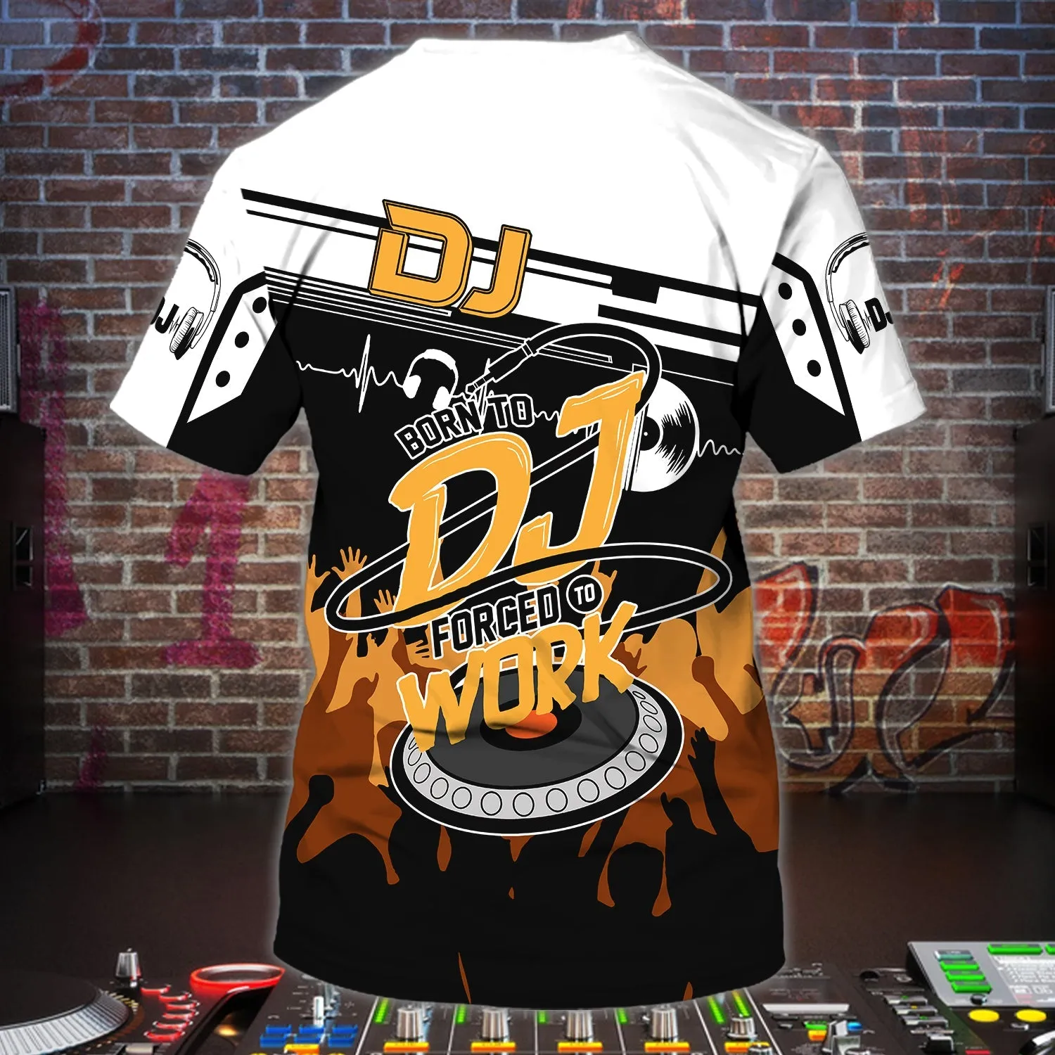 DJ - Personalized Name 3D Tshirt