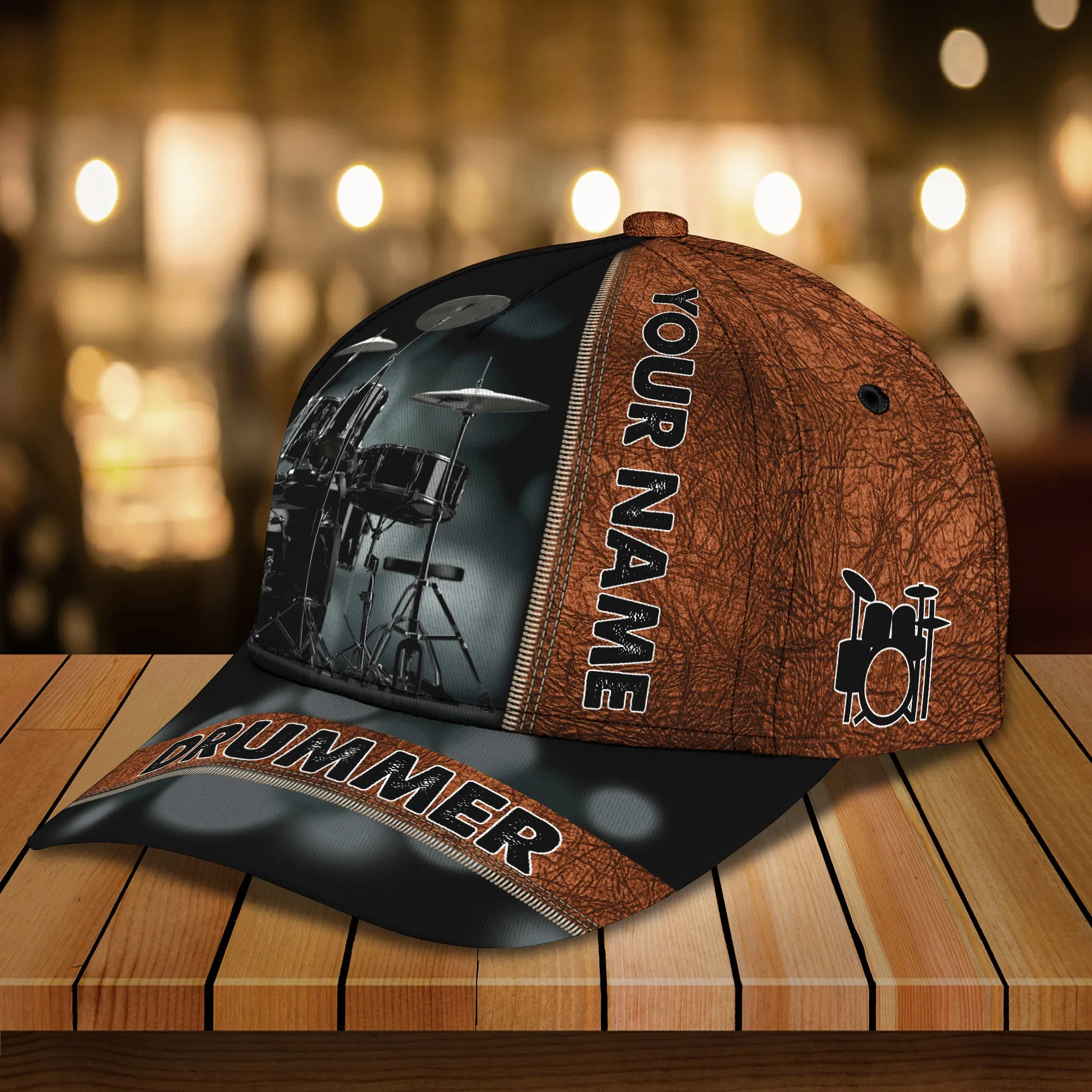 Drum - Personalized Name Cap 09