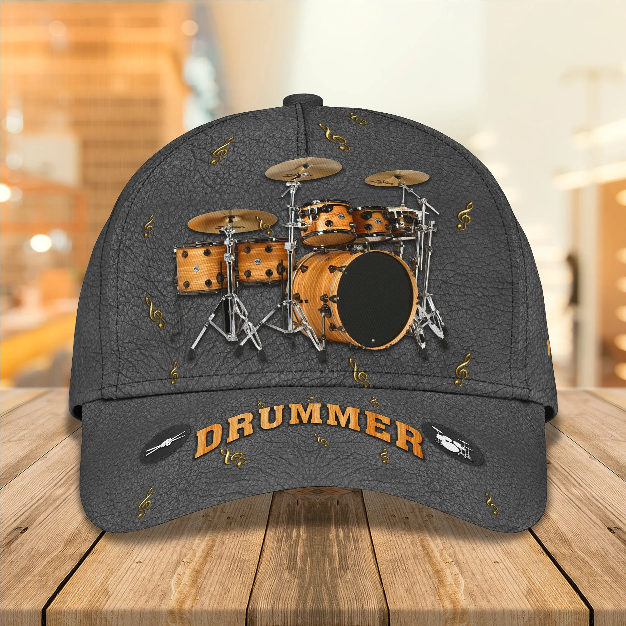 Drum - Personalized Name Cap