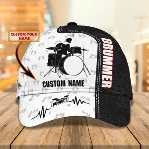 Drummer - Personalized Name Cap