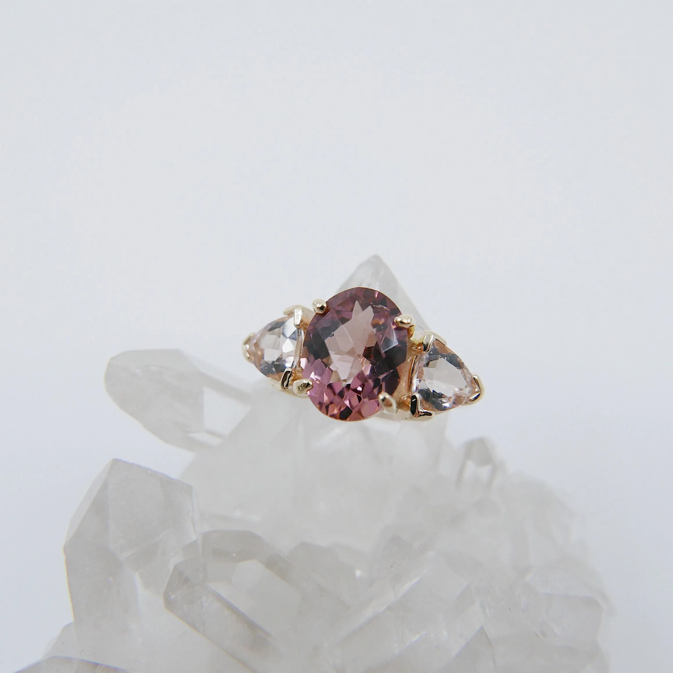 Dusty Rose Tourmaline Ring
