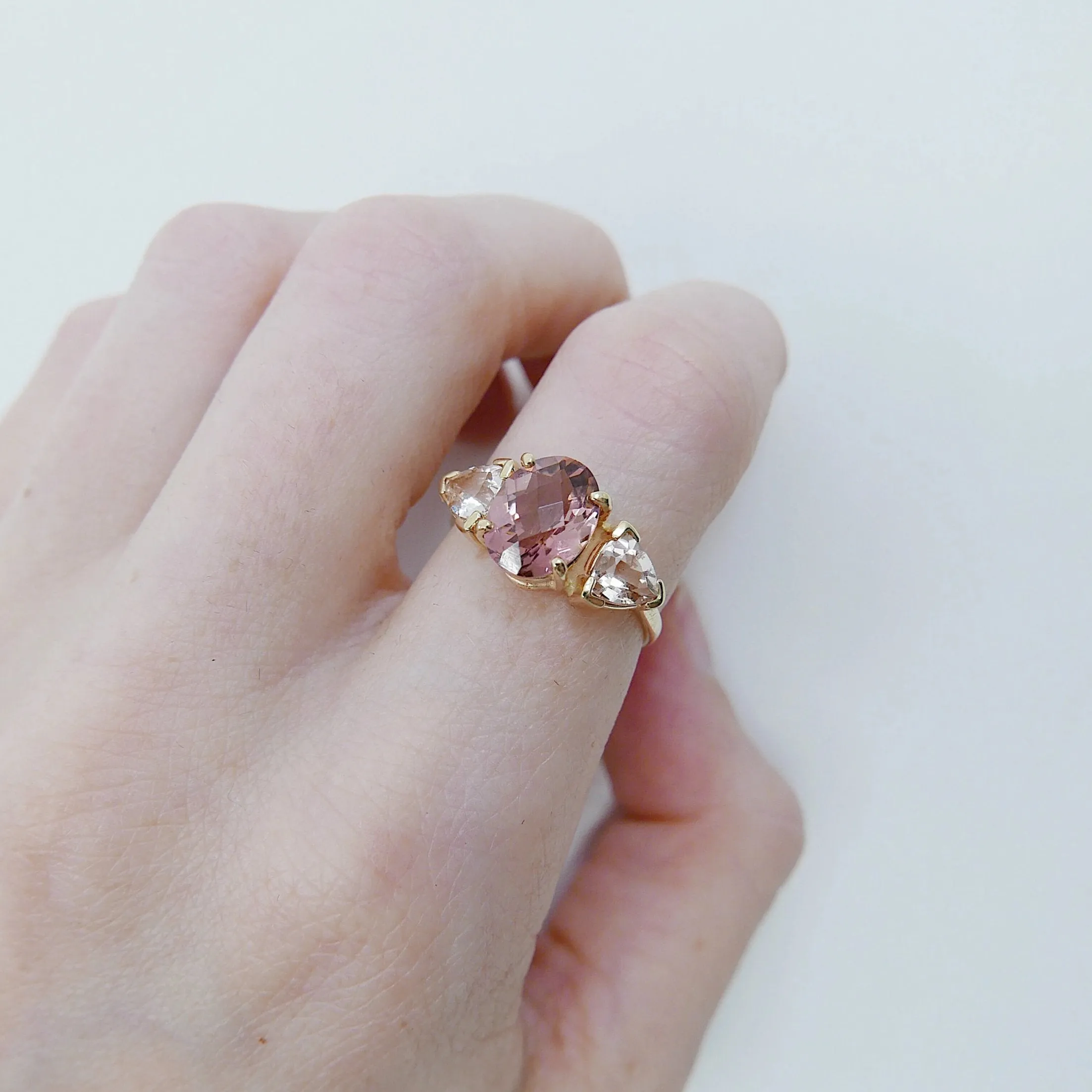 Dusty Rose Tourmaline Ring